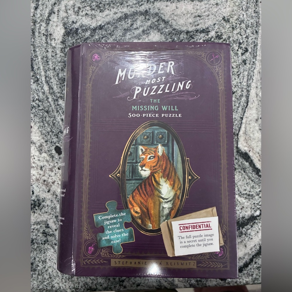 Murder Most Mysterious Jigsaw Puzzle - Purple Box